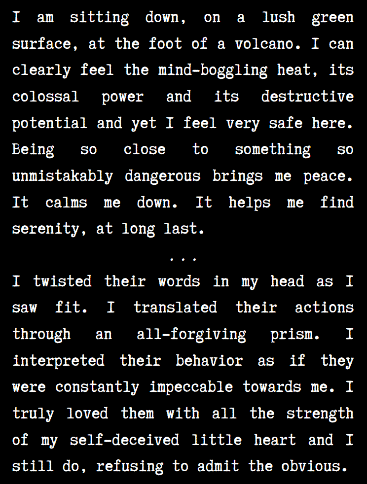 Excerpts from the Diam Consta book Far too many eyes