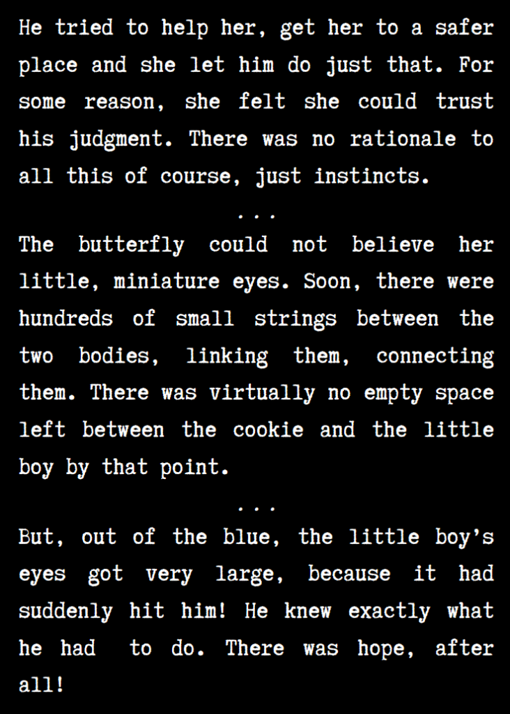 Excerpts from the Diam Consta book The fourteenth cookie